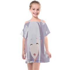 Emilia Rezero Kids  One Piece Chiffon Dress by artworkshop