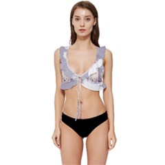 Emilia Rezero Low Cut Ruffle Edge Bikini Top by artworkshop