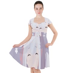 Emilia Rezero Cap Sleeve Midi Dress by artworkshop