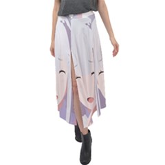 Emilia Rezero Velour Split Maxi Skirt by artworkshop