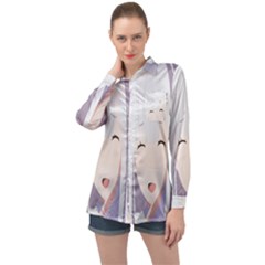 Emilia Rezero Long Sleeve Satin Shirt