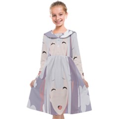 Emilia Rezero Kids  Midi Sailor Dress by artworkshop