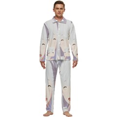 Emilia Rezero Men s Long Sleeve Velvet Pocket Pajamas Set by artworkshop