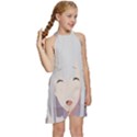 Emilia Rezero Kids  Halter Collar Waist Tie Chiffon Dress View3