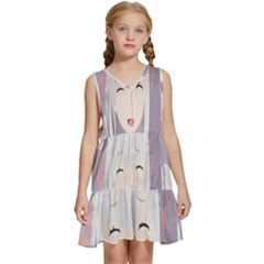 Emilia Rezero Kids  Sleeveless Tiered Mini Dress by artworkshop