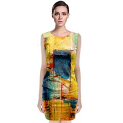 Wall Art Sleeveless Velvet Midi Dress by artworkshop