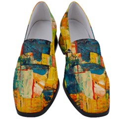 Wall Art Women s Chunky Heel Loafers by artworkshop