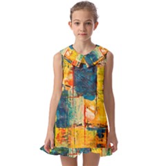 Wall Art Kids  Pilgrim Collar Ruffle Hem Dress by artworkshop