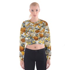 Wallpapper Cropped Sweatshirt by artworkshop