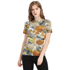 Wallpapper Women s Short Sleeve Rash Guard by artworkshop