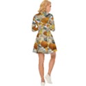 Wallpapper Long Sleeve Velour Longline Dress View4