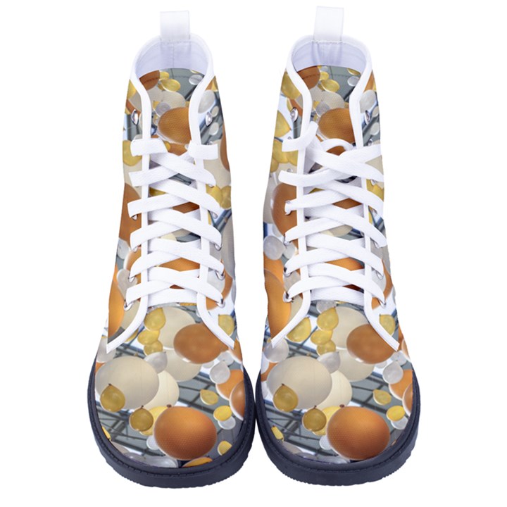 Wallpapper Kid s High-Top Canvas Sneakers