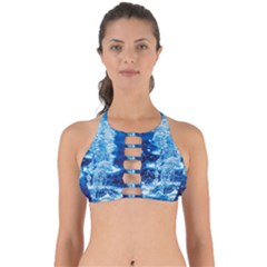 Water Blue Wallpaper Perfectly Cut Out Bikini Top by artworkshop