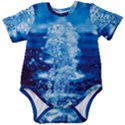 Water Blue Wallpaper Baby Short Sleeve Bodysuit View1