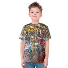 Water Droplets Kids  Cotton Tee