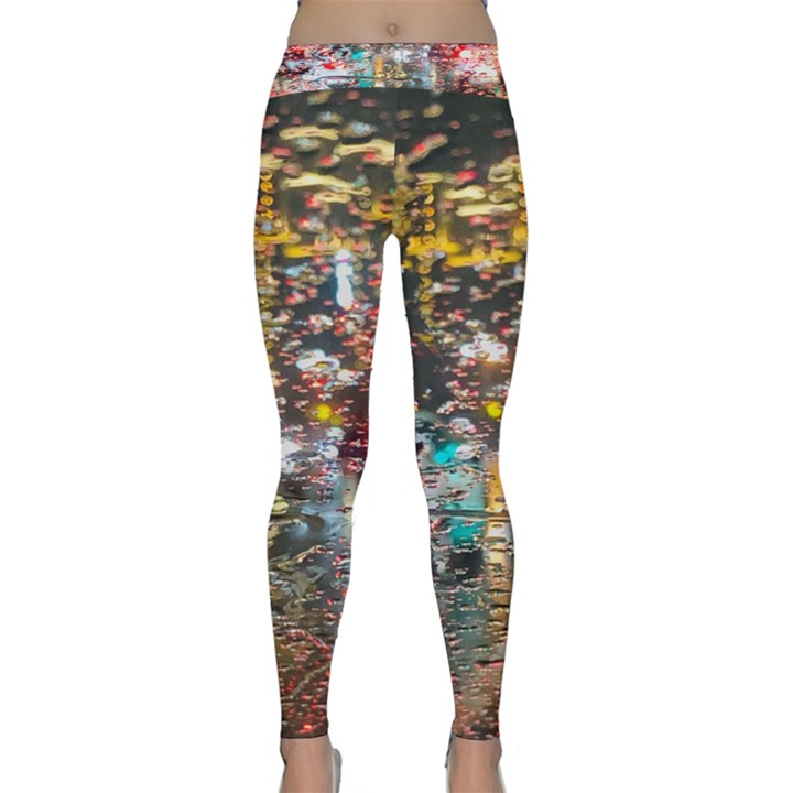 Water Droplets Classic Yoga Leggings