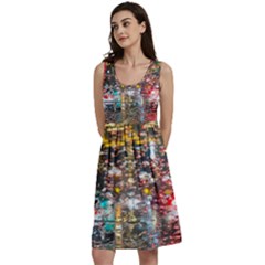 Water Droplets Classic Skater Dress