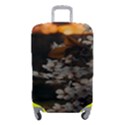 White Flower Luggage Cover (Small) View1