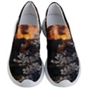 White Flower Women s Lightweight Slip Ons View1