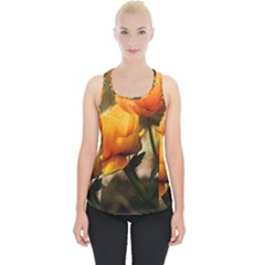 Yellow Butterfly Flower Piece Up Tank Top by artworkshop