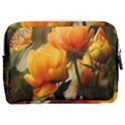 Yellow Butterfly Flower Make Up Pouch (Medium) View2