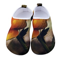 Yellow Butterfly Flower Men s Sock-style Water Shoes by artworkshop