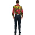 Yellow Pink Red Flowers Men s Long Sleeve  Shirt View2