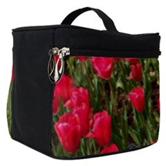 Yellow Pink Red Flowers Make Up Travel Bag (small) by artworkshop