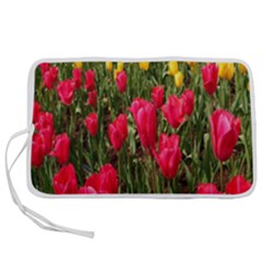 Yellow Pink Red Flowers Pen Storage Case (s) by artworkshop