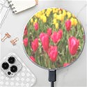 Yellow Pink Red Flowers Wireless Fast Charger(White) View1