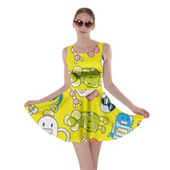 Robot Pattern Skater Dress by Grandong