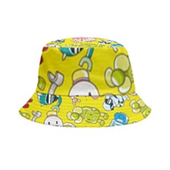 Robot Pattern Inside Out Bucket Hat by Grandong