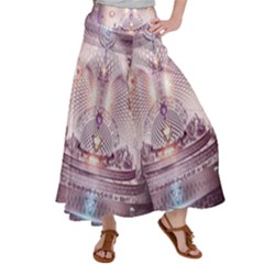 Cosmic Egg Sacred Geometry Art Women s Satin Palazzo Pants by Grandong