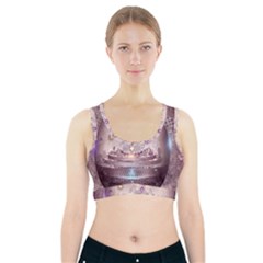 Cosmic Egg Sacred Geometry Art Sports Bra With Pocket by Grandong