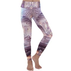 Cosmic Egg Sacred Geometry Art Kids  Lightweight Velour Classic Yoga Leggings by Grandong