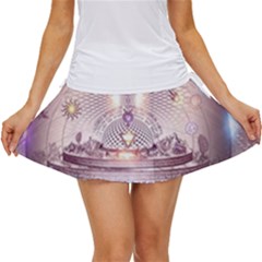 Cosmic Egg Sacred Geometry Art Women s Skort by Grandong