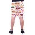 Dessert And Cake For Food Pattern Men s Pocket Shorts View2