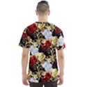 Roses Seamless Pattern Men s Sport Mesh Tee View2