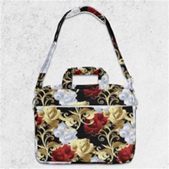 Roses Seamless Pattern Macbook Pro 13  Shoulder Laptop Bag  by Grandong