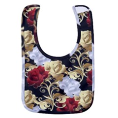 Roses Seamless Pattern Baby Bib by Grandong