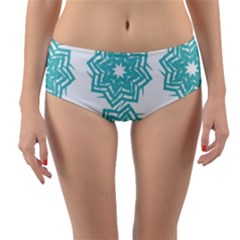 Cloth-design-star Reversible Mid-waist Bikini Bottoms by Shoiketstore2023