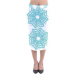 Cloth-design-star Velvet Midi Pencil Skirt by Shoiketstore2023