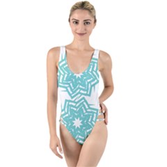 Cloth-design-star High Leg Strappy Swimsuit