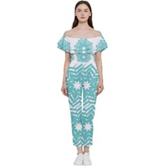 Cloth-design-star Bardot Ruffle Jumpsuit by Shoiketstore2023