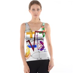 Mathematics Formula Physics School Women s Basic Tank Top by Grandong