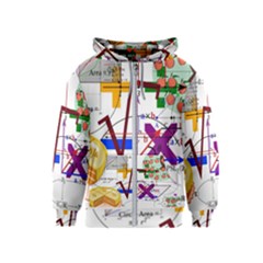 Mathematics Formula Physics School Kids  Zipper Hoodie by Grandong