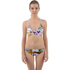 Mathematics Formula Physics School Wrap Around Bikini Set by Grandong