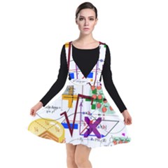 Mathematics Formula Physics School Plunge Pinafore Dress by Grandong