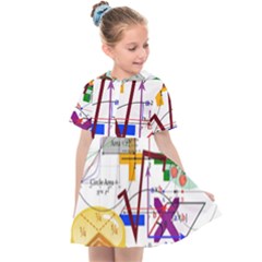 Mathematics Formula Physics School Kids  Sailor Dress by Grandong