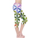 Mandala Rainbow Colorful Capri Leggings  View4